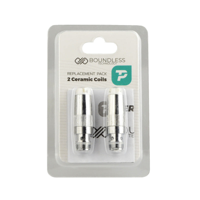2PC - Boundless Terp Pen Dual Ceramic Coil Atomizer - Headshop.com