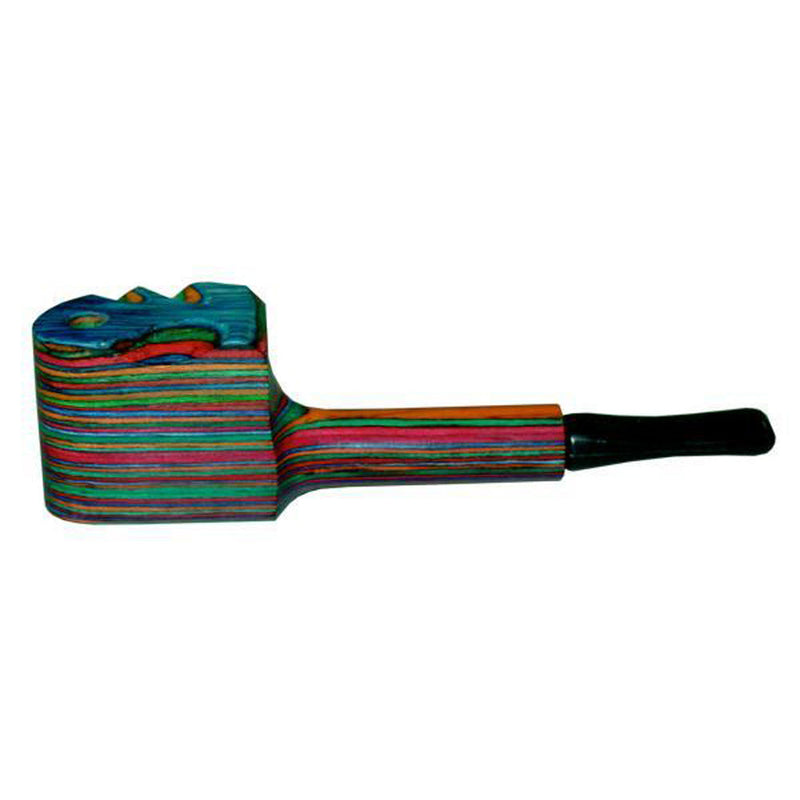 Exotic Wood Tobacco Pipe w/ Lid & Stem - Headshop.com
