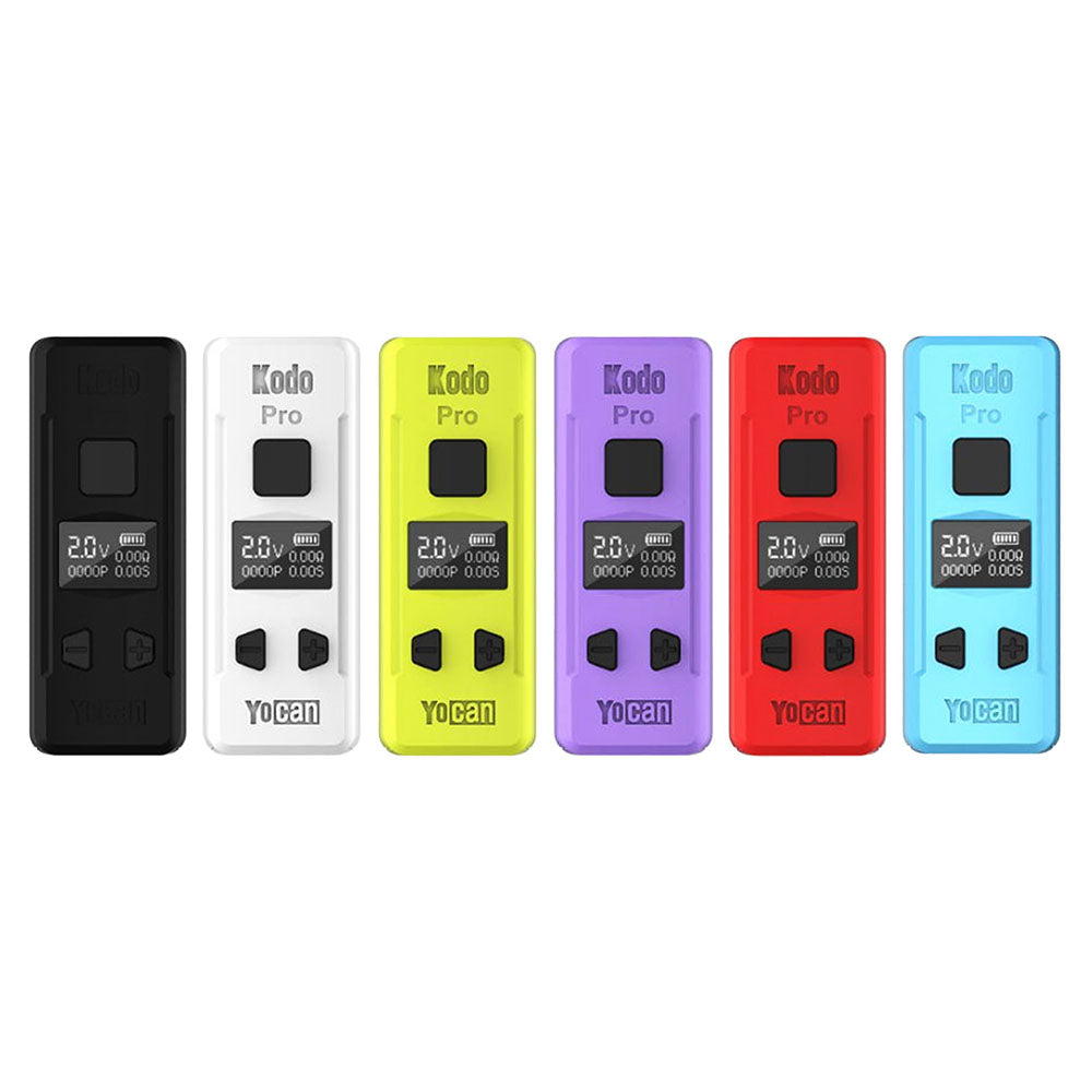 Yocan Kodo Pro 510 Box Mod | 400mAh | Assorted Colors | 20pc Display - Headshop.com