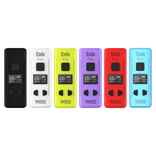 Yocan Kodo Pro 510 Box Mod | 400mAh | Assorted Colors | 20pc Display - Headshop.com