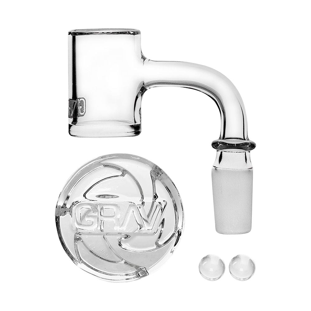 GRAV Seamless Quartz Banger Set | 4pc | 14mm M - Headshop.com