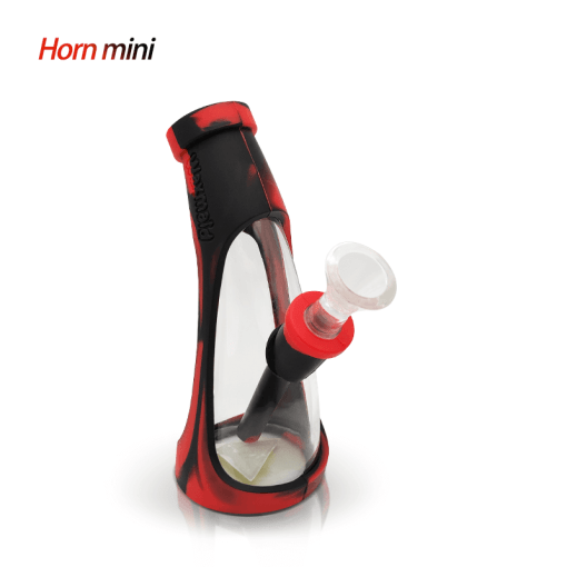 Waxmaid 5.67″ Mini Horn Silicone Glass Bubbler - Headshop.com