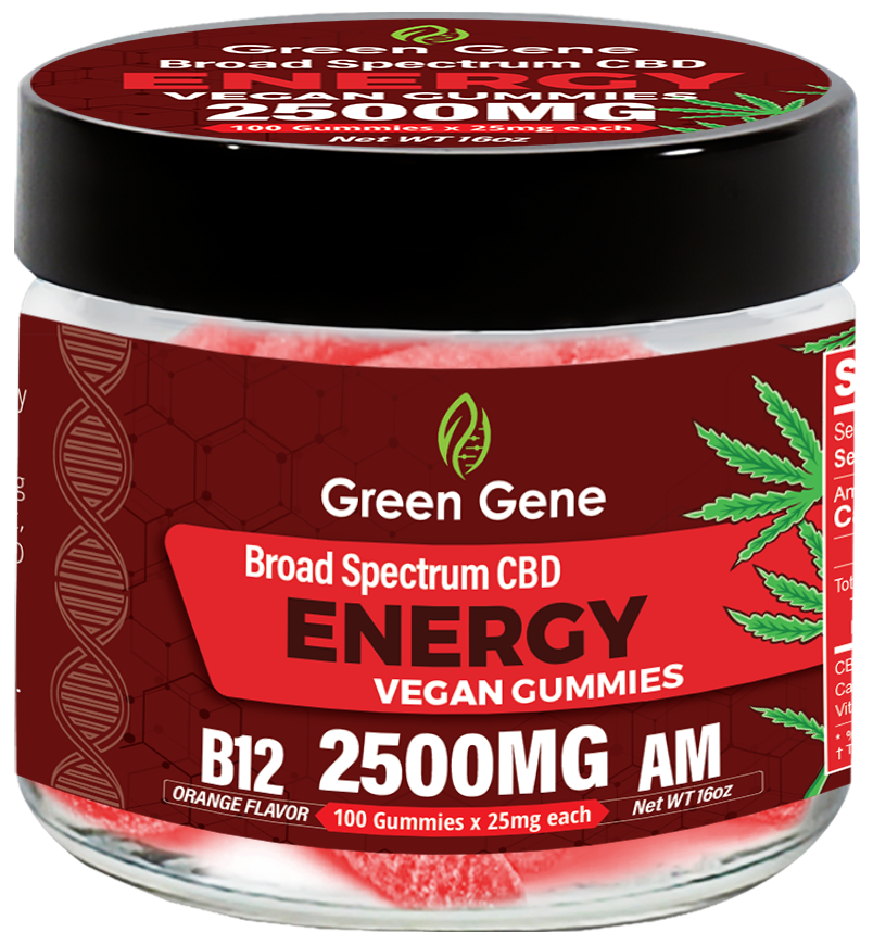 Green Genie Organic CBD Infused Mood Based Vegan Gummies - (625MG - 2500MG) - Headshop.com