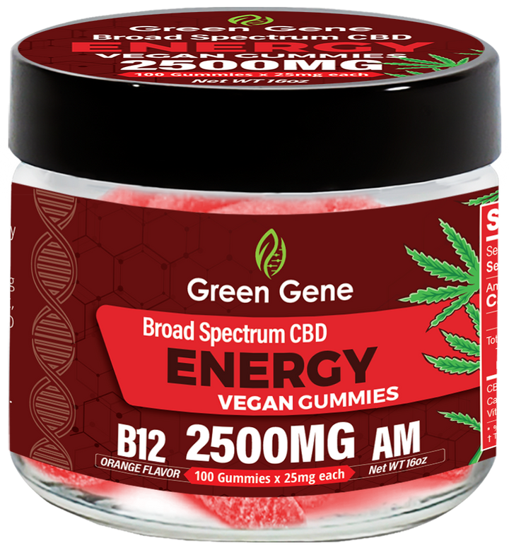 Green Genie Organic CBD Infused Mood Based Vegan Gummies - (625MG - 2500MG) - Headshop.com