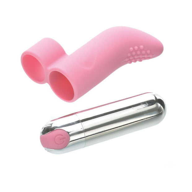 Adam & Eve Silicone Rechargeable Finger Vibe (Bag Packaging) - Headshop.com