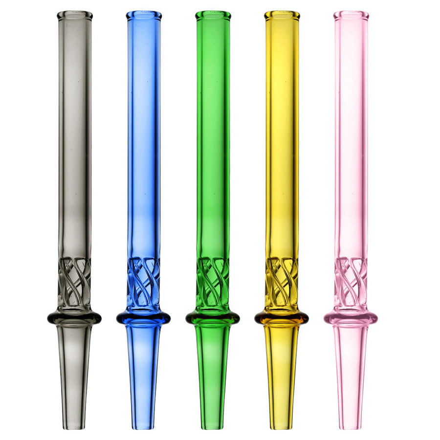 10PC BUNDLE - Vortex Twist Dab Straws - 6" / Assorted Colors - Headshop.com