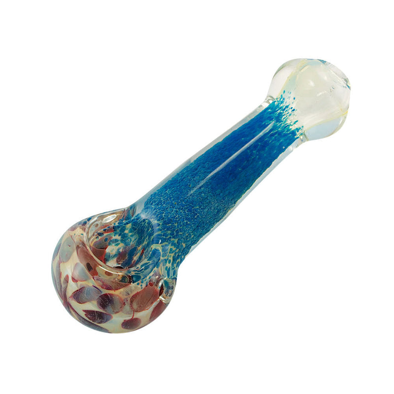 4" Multi-Color Glass Pipe - Headshop.com