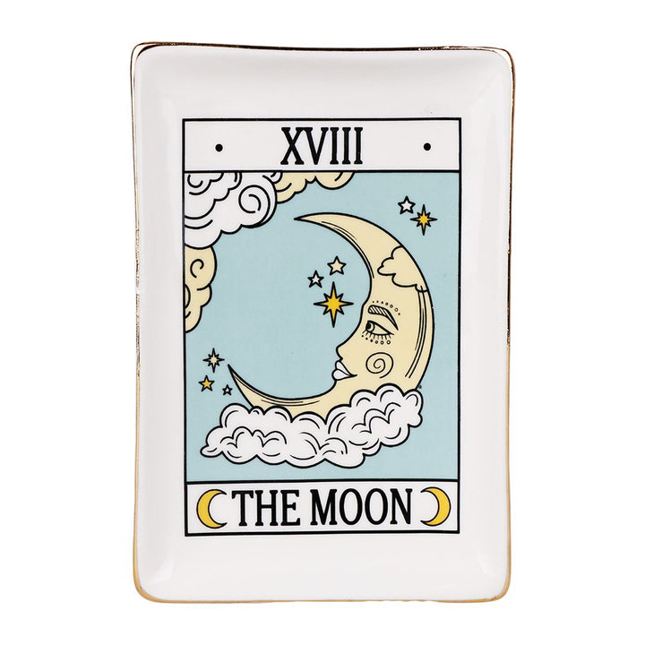 Tarot Card Ceramic Trinket Dish | 6.6"x4.5" - Headshop.com