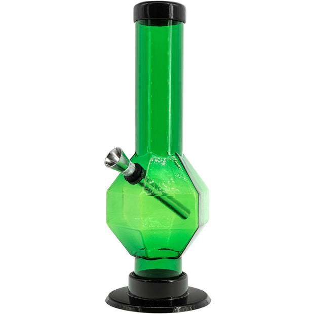 Acrylic Diamond Bong 9-12"  - Multiple Colors