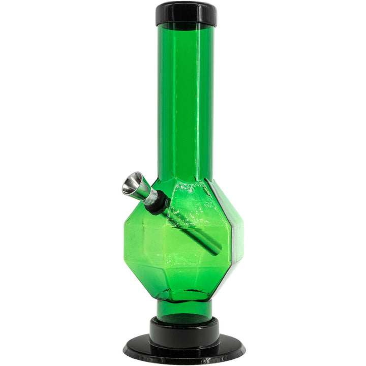 Acrylic Diamond Bong 9-12"  - Multiple Colors