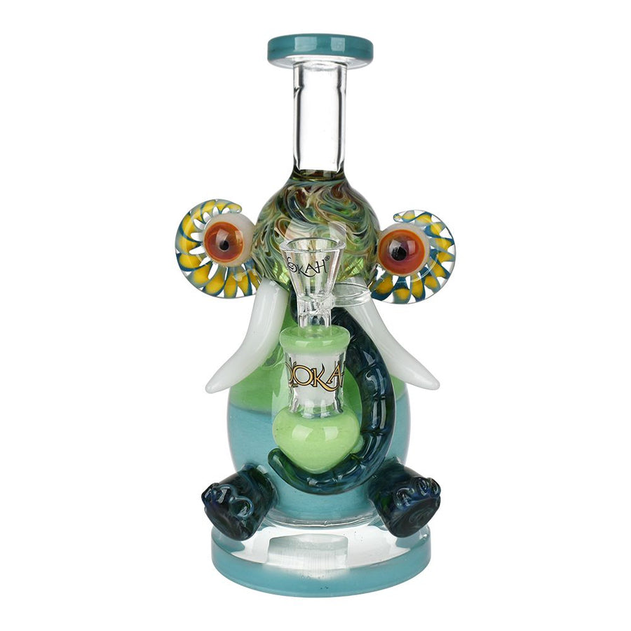 Lookah Glass Elephant Water Pipe - 8" - Headshop.com