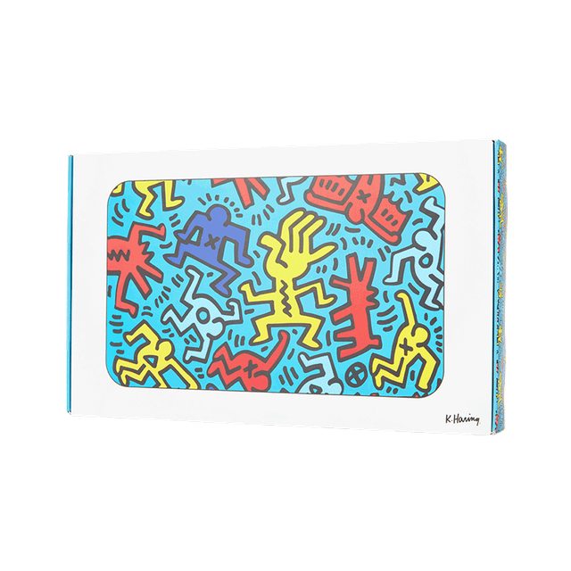 K. Haring Glass Rolling Tray - Headshop.com