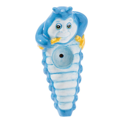 Wacky Bowlz Smoking Caterpillar Ceramic Hand Pipe - 4" - Headshop.com