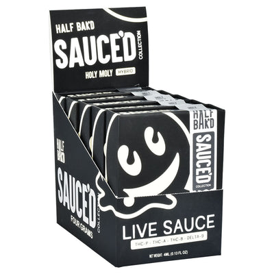 Half Baked x Sauce'd THCA Disposable Vape | 4g | 5pc Display - Headshop.com