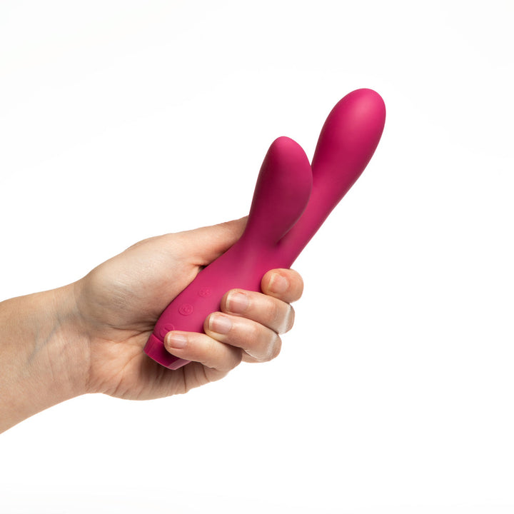 Je Joue Hera Rechargeable Silicone Rabbit Vibrator Fuchsia - Headshop.com