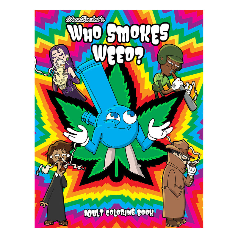 Who Smokes Weed? Coloring Book - Headshop.com
