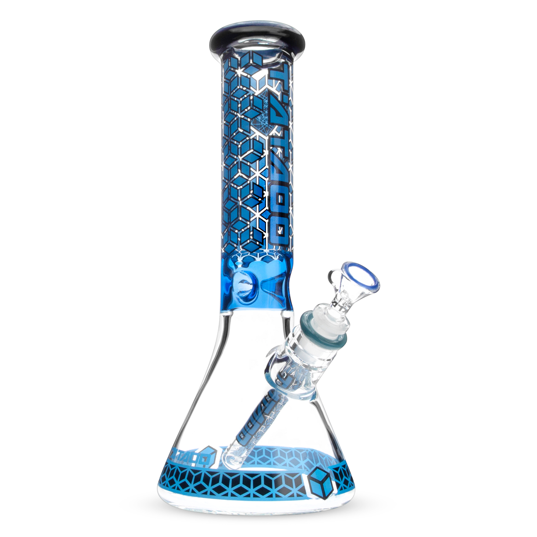 Lookah Glass 12" Geometric Water Pipe - Headshop.com