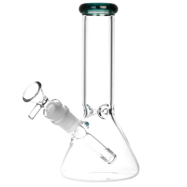 Classic Glass Beaker Water Pipe - 8" / 14mm F / Colors Vary - Headshop.com