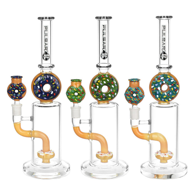 Pulsar Donut Love Water Pipe | 13" | 14mm F - Headshop.com