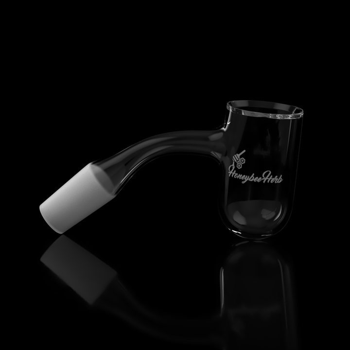 HONEY BEVEL DEEP BOWL QUARTZ BANGER - 45° DEGREE | BL - Headshop.com