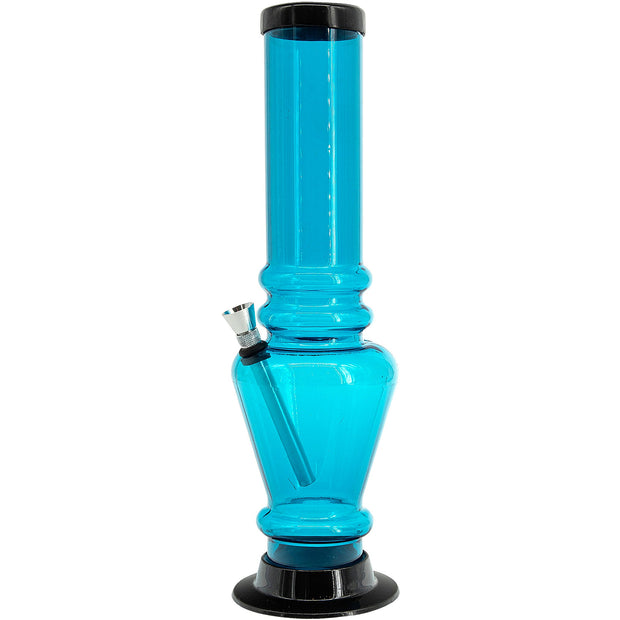 Acrylic Vase Base Bong  12"