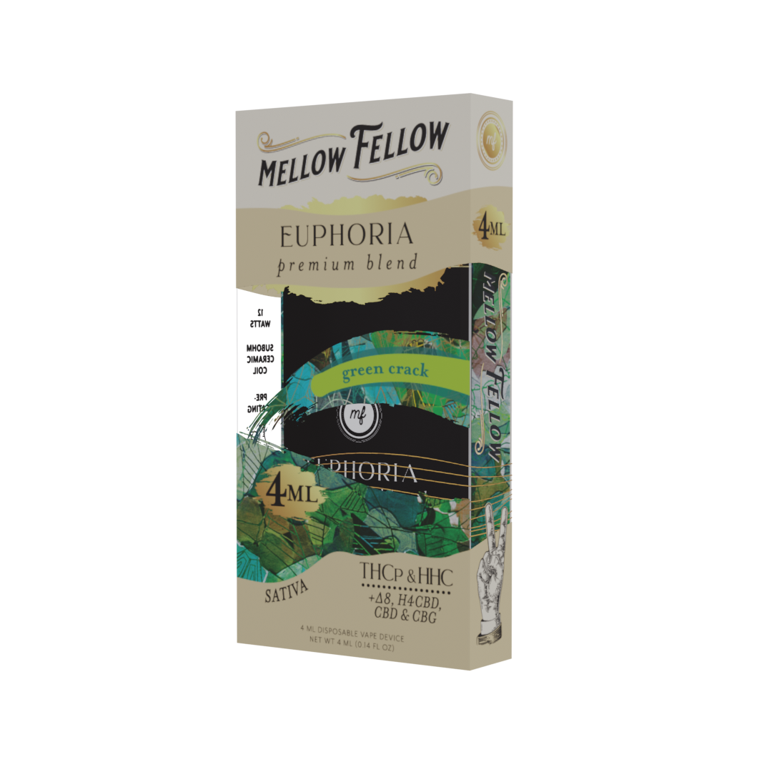 Euphoria Blend 4ML Disposable Vape Green Crack - Headshop.com