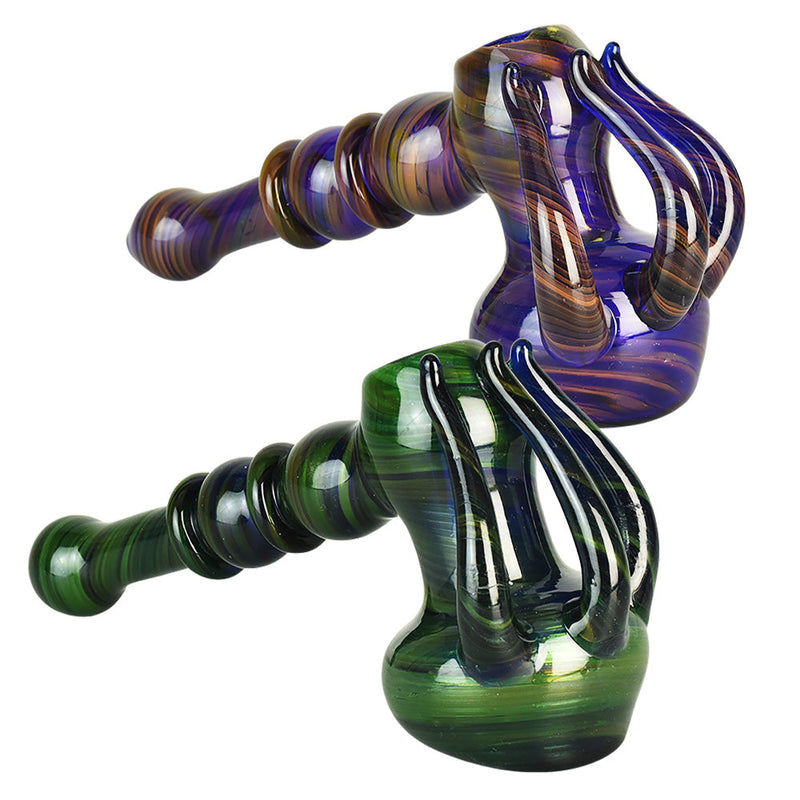 Alien Aesthetic Hammer Bubbler Pipe - 7.25" - Headshop.com