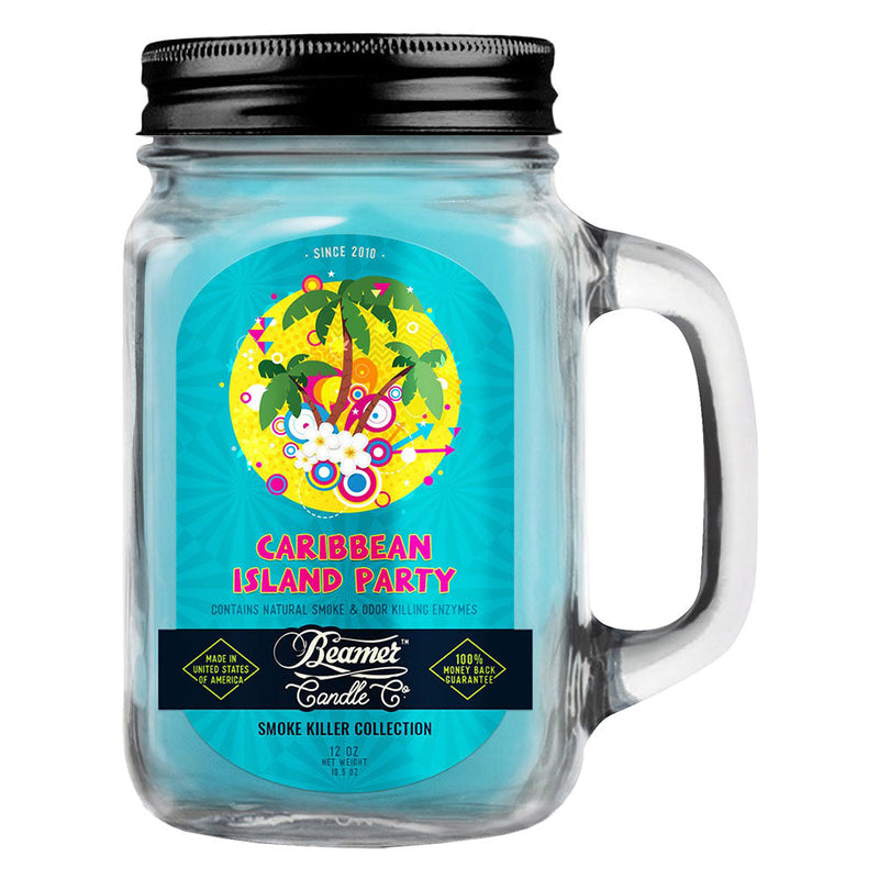 Beamer Candle Co. Mason Jar Candle | Caribbean Island Party - Headshop.com