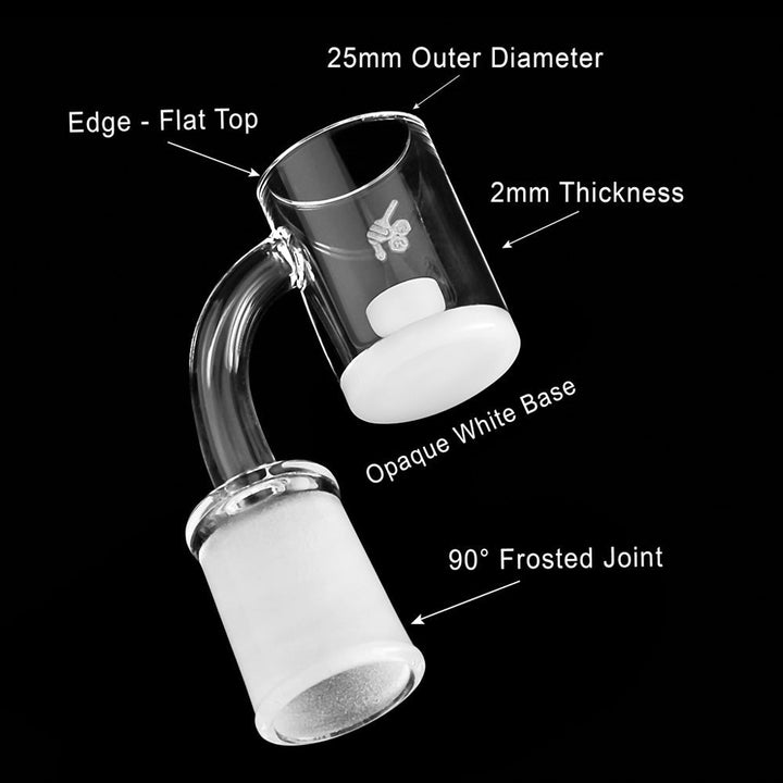 HONEY & MILK CORE REACTOR QUARTZ BANGER - 90° DEGREE | YL - Headshop.com