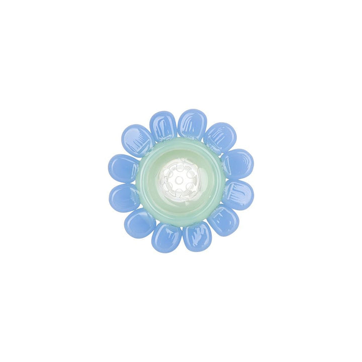 6CT BUNDLE - Spring Flowers Herb Slide - 14mm M / Assorted Colors - Headshop.com