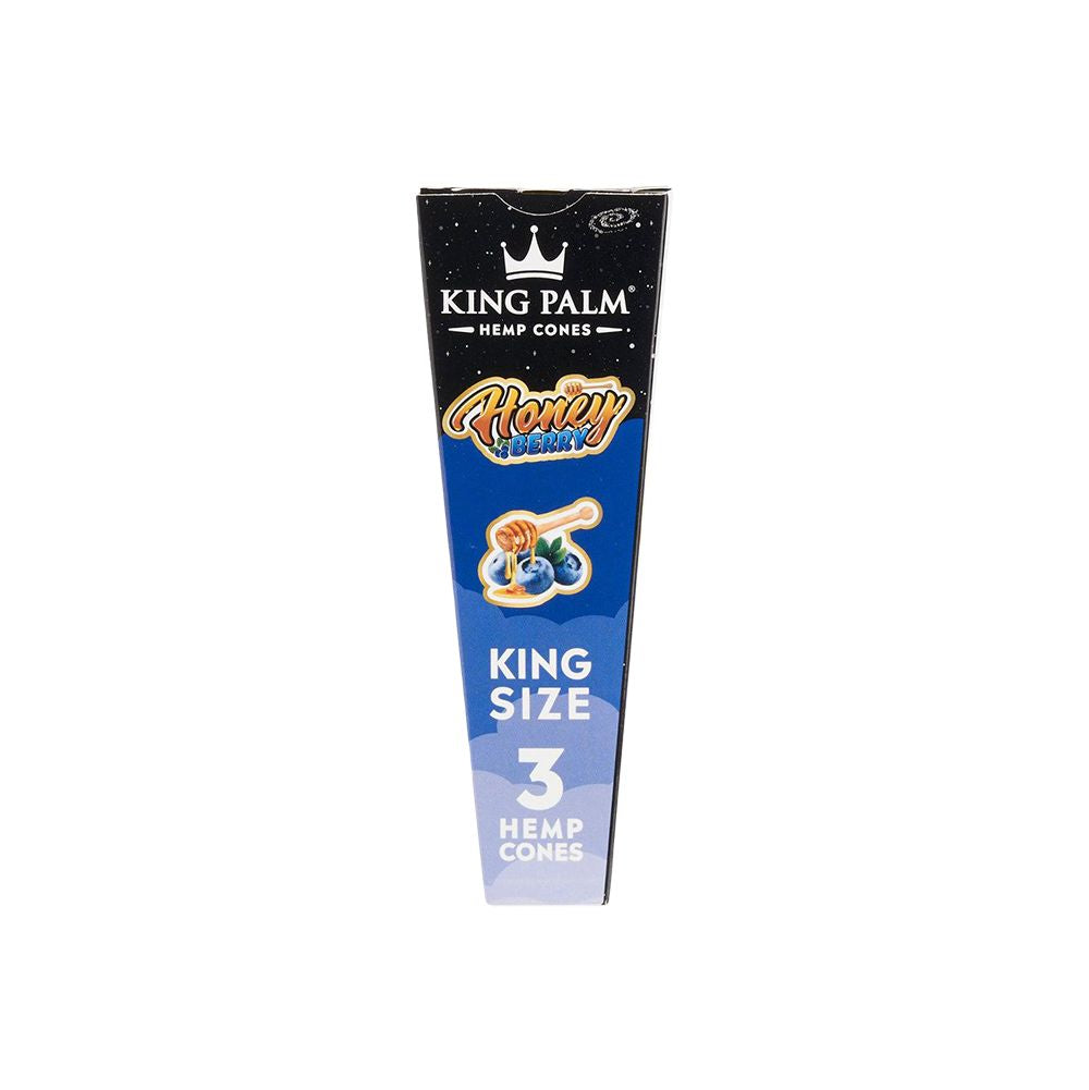 King Palm Hemp Cones | 3pc | King Size | 30pk Display - Headshop.com