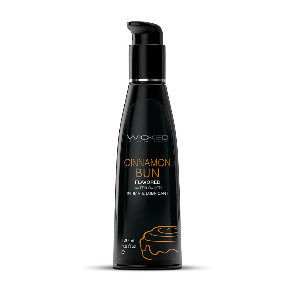Wicked Aqua Cinnamon Bun Water-Based Lubricant 4 oz. - Headshop.com