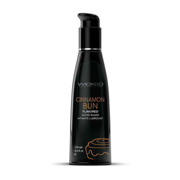 Wicked Aqua Cinnamon Bun Water-Based Lubricant 4 oz. - Headshop.com