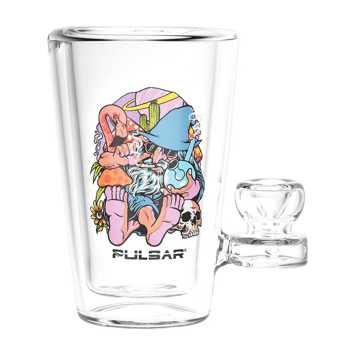 Pulsar Design Series x Drinkable Series Glass Tumbler Pipe | 250mL | 5" - Headshop.com
