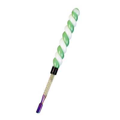 Unicorn Horn Glass & Anodized Steel Dab Tool - Headshop.com