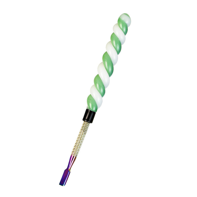 Unicorn Horn Glass & Anodized Steel Dab Tool - Headshop.com