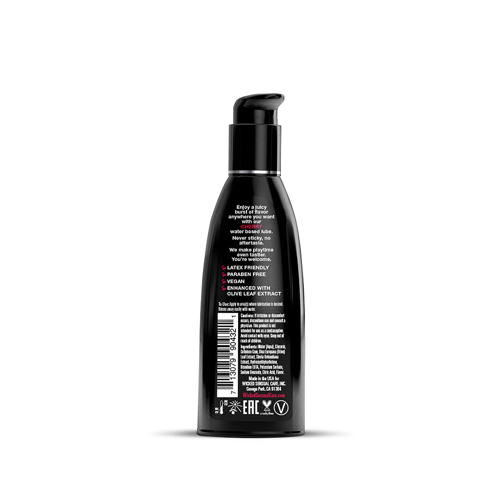 Wicked Aqua Cherry Water-Based Lubricant 2 oz. - Headshop.com