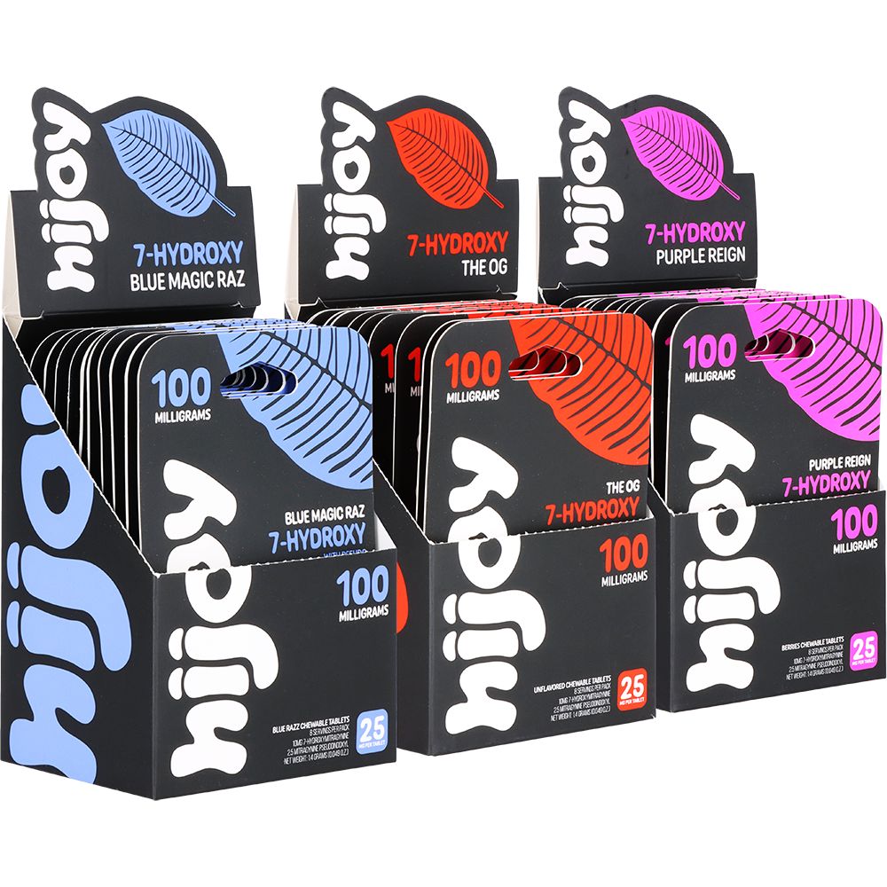 Hijoy 7-Hydroxy & Pseudoindoxyl Chewable Tablets | 100mg | 4pc - Headshop.com