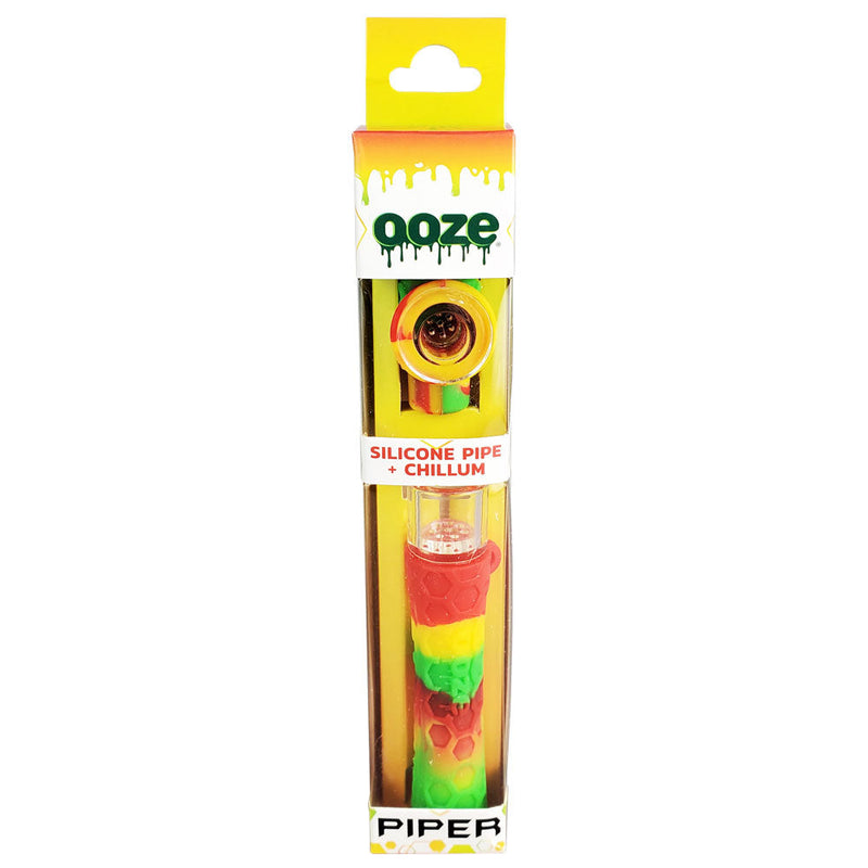 Ooze Piper 2-in-1 Silicone Pipe + Chillum - Asst - 12PC DISP - Headshop.com