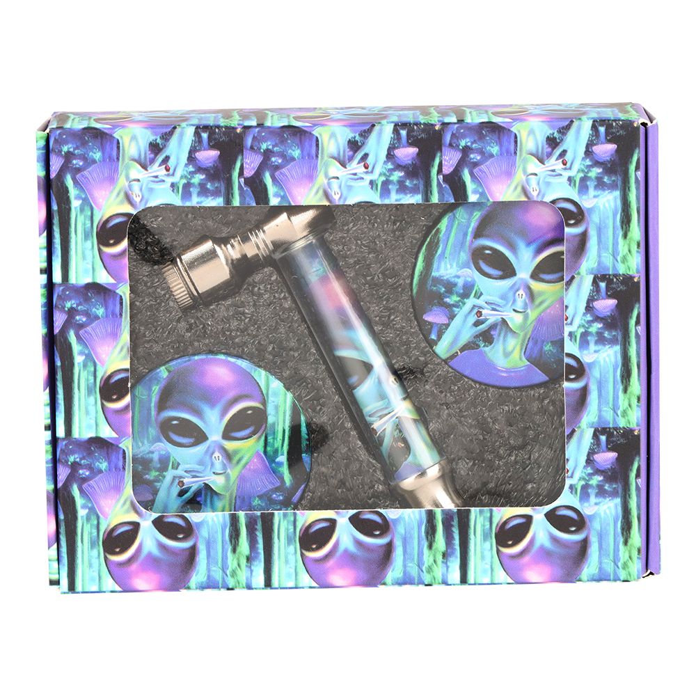 Neo-Psych Pipe & Grinder Boxed Set - 3.25" / Designs Vary - Headshop.com