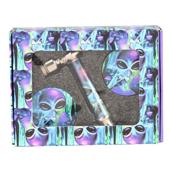 Neo-Psych Pipe & Grinder Boxed Set - 3.25" / Designs Vary - Headshop.com