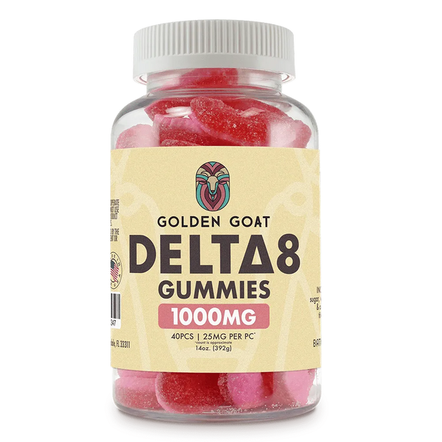 Delta 8 Gummies 1000mg - Watermelon Rings - Headshop.com