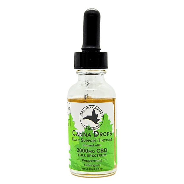 Canna Drops Full Spectrum 2000mg CBD Peppermint - Headshop.com