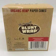 Blunt Wrap Organic Hemp Cones King Size 30pc