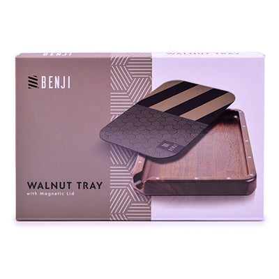 Benji - Walnut Tray w/ Magnetic Lid Kit - OG - Headshop.com