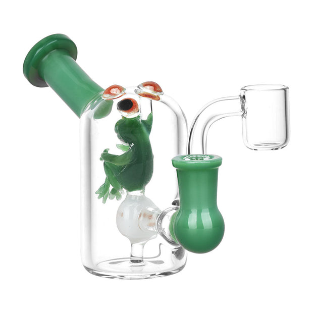 Fun Guy Frog Mini Dab Rig - 4.25" / 14mm F - Headshop.com