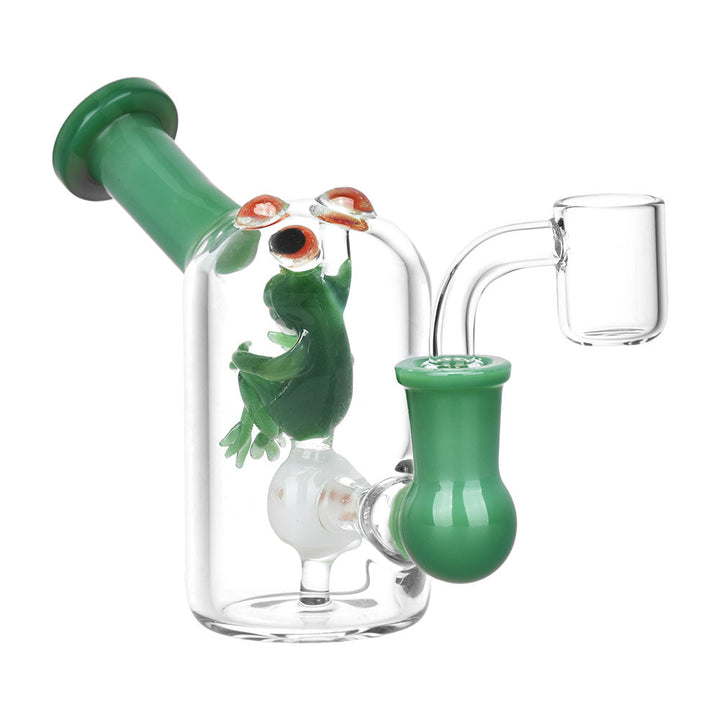 Fun Guy Frog Mini Dab Rig - 4.25" / 14mm F - Headshop.com