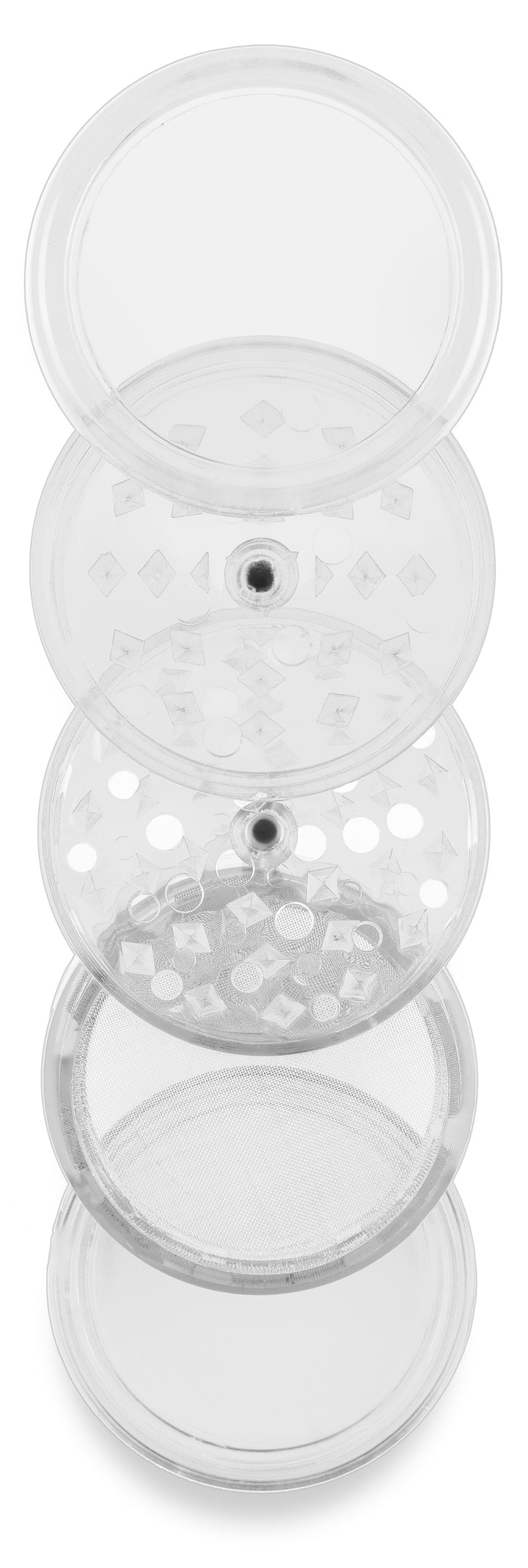 Higher Standards 4-Piece Herb Grinder with Pollen Catcher - Headshop.com