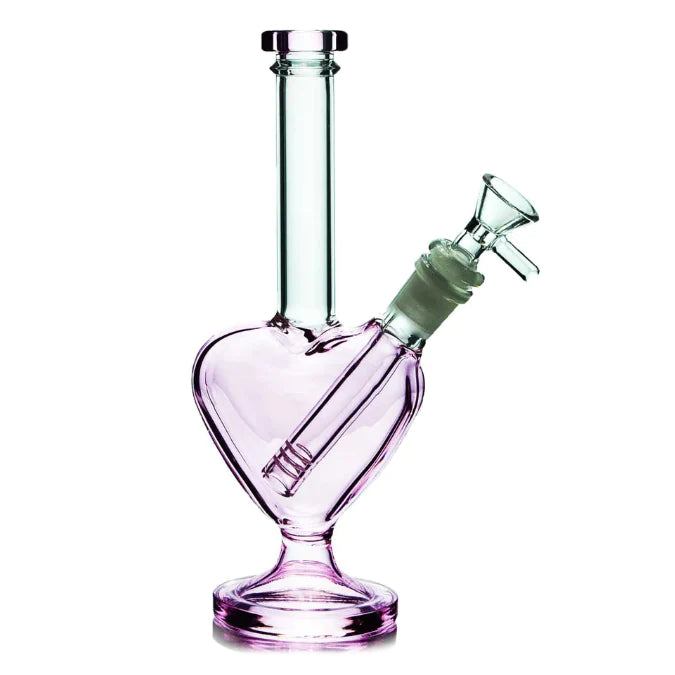 1Stop Glass Valentine Heart Bongs - Headshop.com