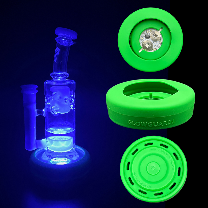 Bong Base Bumper USB Rechargeable 3in-4.25in Bases Silicone Fits Variety of Shapes - Headshop.com